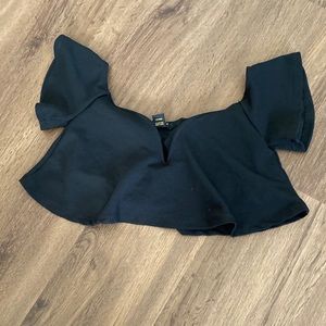 Black Crop Top